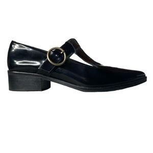 Freda Salvador Khalo Patent Buckle Mary Janes